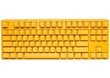 Ducky One 3 Yellow TKL RGB LED MX-Clear (DKON2187ST-WUSPDYDYYYC1) cena un informācija | Klaviatūras | 220.lv