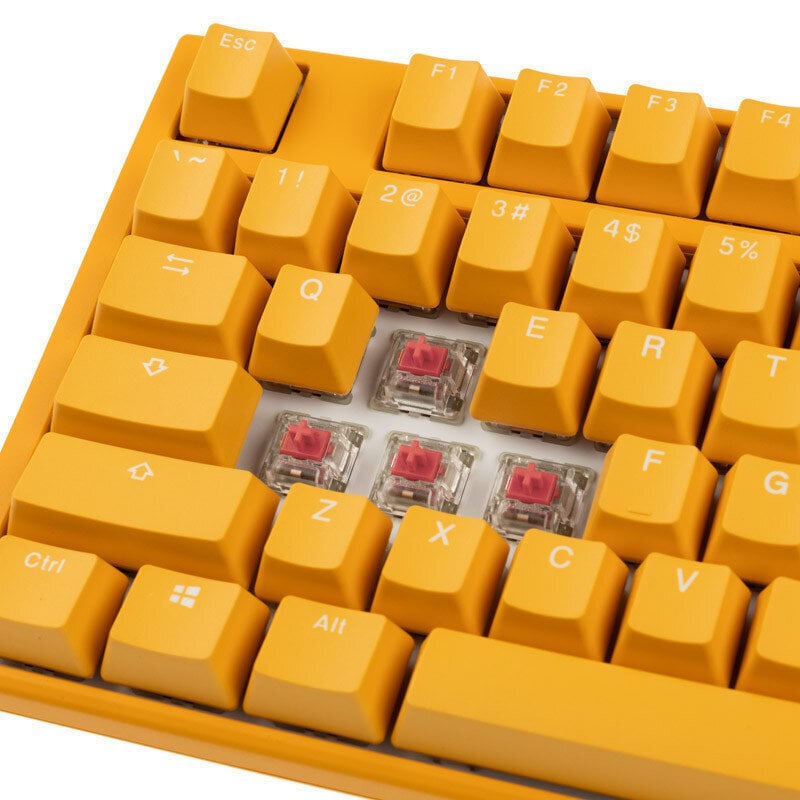 Ducky One 3 Yellow TKL RGB LED MX-Silent-Red (DKON2187ST-SUSPDYDYYYC1) cena un informācija | Klaviatūras | 220.lv