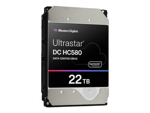 Dysk serwerowy HDD Western Digital Ultrastar DC HC580 WUH722422ALE6L4 (22 TB; 3.5"; SATA III) цена и информация | Внутренние жёсткие диски (HDD, SSD, Hybrid) | 220.lv