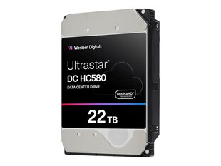 Dysk serwerowy HDD Western Digital Ultrastar DC HC580 WUH722422ALE6L4 (22 TB; 3.5"; SATA III) cena un informācija | Iekšējie cietie diski (HDD, SSD, Hybrid) | 220.lv
