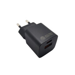 Зарядное устройство GaN USB Type-C, USB Type-A: 30Вт, PPS цена и информация | Зарядные устройства для телефонов | 220.lv