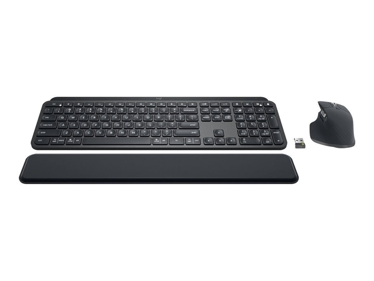 Logitech MX Keys Combo Gen 2 Graphite (920-010926) cena un informācija | Klaviatūras | 220.lv