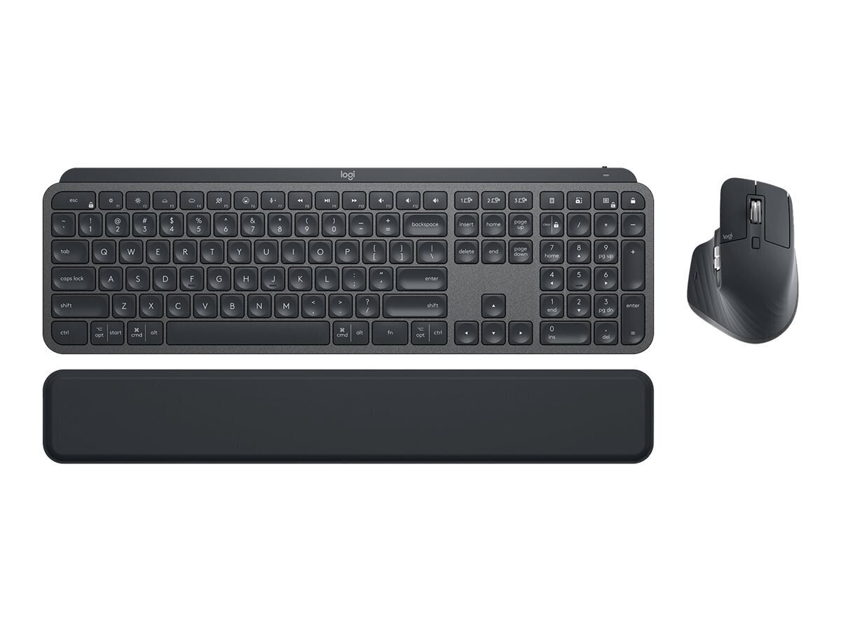 Logitech MX Keys Combo Gen 2 Graphite (920-010926) cena un informācija | Klaviatūras | 220.lv