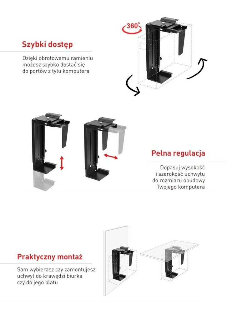 Maclean MC-713 цена и информация | Monitora turētāji | 220.lv