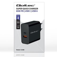 Qoltec 52380 цена и информация | Зарядные устройства для телефонов | 220.lv