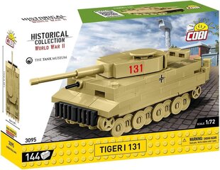 Konstruktors Cobi HC Otrā pasaules kara Tiger I 131 3095, 144 d. cena un informācija | Konstruktori | 220.lv