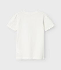 Name It детская футболка 13230290*02, белый 5715511089318 цена и информация | Рубашки для девочек | 220.lv