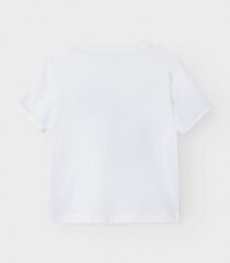Детская футболка Name It 13238994*02 5715613621645, белая  цена и информация | Рубашки для девочек | 220.lv