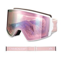 Slēpošanas brilles Caracaleap OTG, rozā cena un informācija | Slēpošanas brilles | 220.lv
