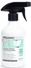 Logu/spoguļu tīrīšanas līdzeklis Organic People ar baltās tējas ekstraktu, 500 ml cena un informācija | Tīrīšanas līdzekļi | 220.lv