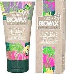 Galvas ādas skrubis Lbiotica Biovax Botanic peeling, 125 ml cena un informācija | Kosmētika matu stiprināšanai | 220.lv