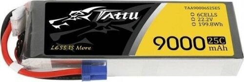 Tattu Akumulators Tattu 9000mAh 22,2V 25C 6S1P cena un informācija | Baterijas | 220.lv