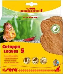 Sera листя Catappa S 10-15cm 10tk цена и информация | Аквариумы и оборудование | 220.lv