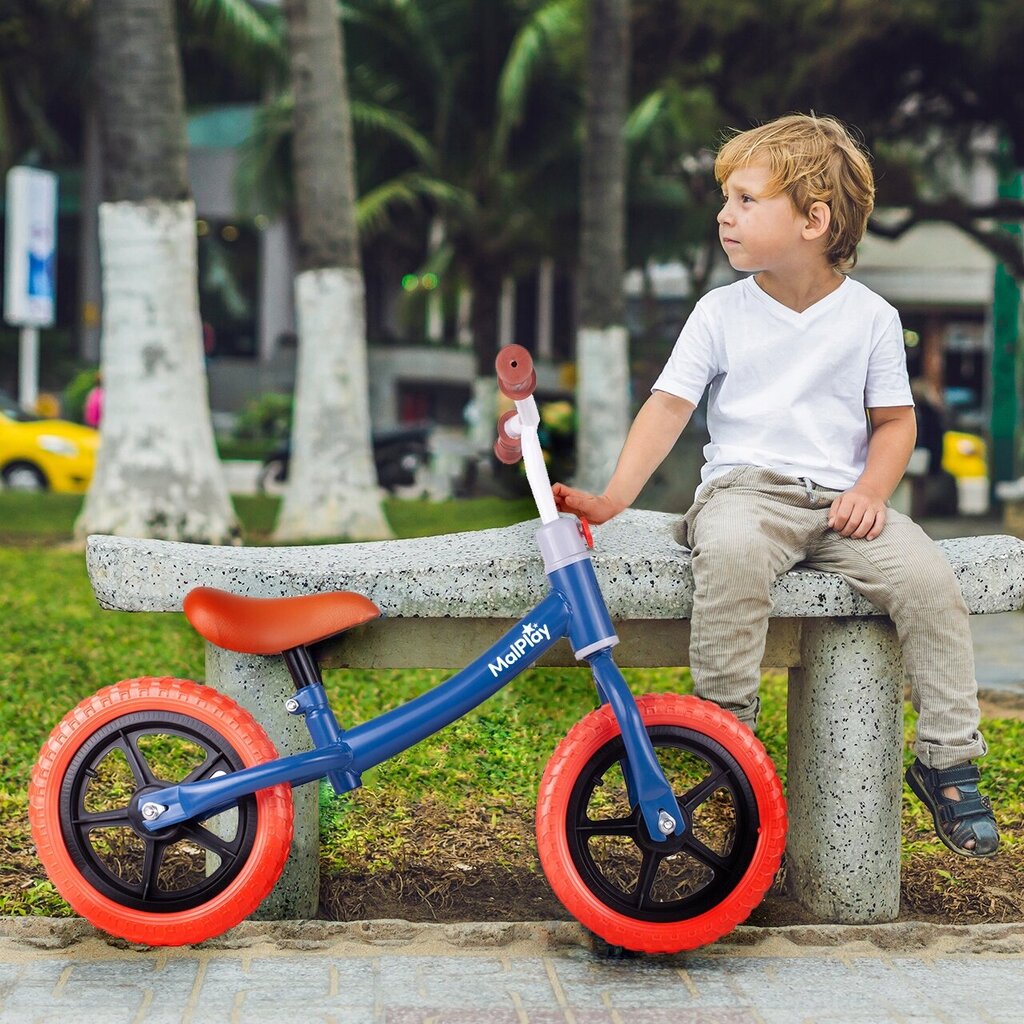 Līdzsvara velosipēds MalPlay, zils cena un informācija | Balansa velosipēdi | 220.lv