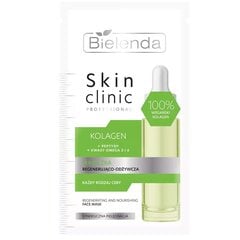 Sejas maska Bielenda Skin Clinic Professional Collagen, 8 g cena un informācija | Sejas maskas, acu maskas | 220.lv