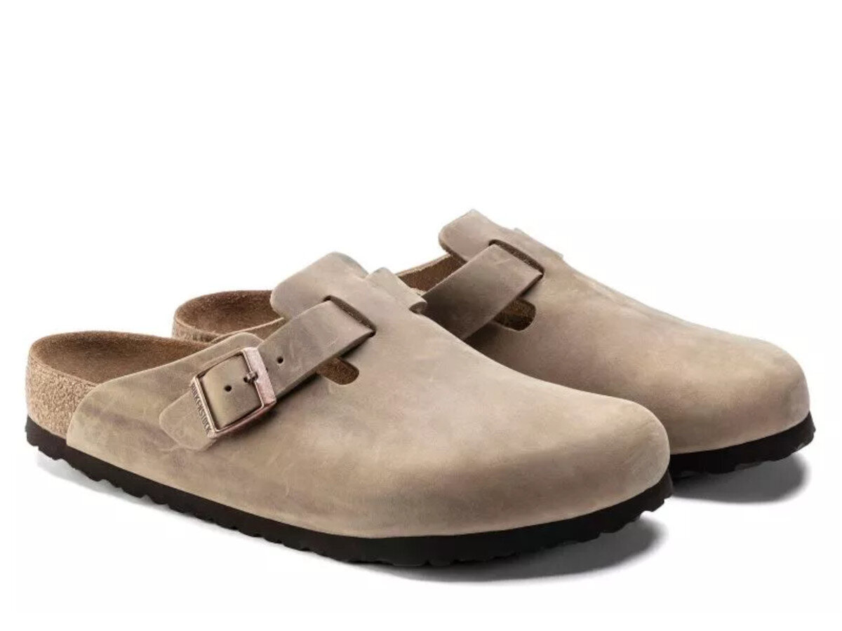 Iešļūcenes sievietēm Birkenstock Bostonsfb 1019484, brūnas cena un informācija | Iešļūcenes, čības sievietēm | 220.lv