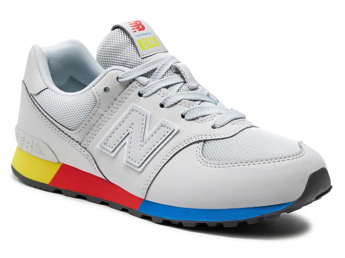 Sporta apavi bērniem New Balance 574 GC574MSC, balti cena un informācija | Sporta apavi bērniem | 220.lv