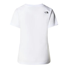 W s/s easy tee the north face nf0a87n6fn4 moterims balta women's white NF0A87N6FN4 цена и информация | Женские футболки | 220.lv