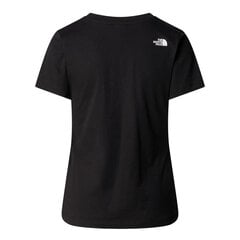 W s/s easy tee the north face nf0a87n6jk3 moterims juoda women's black NF0A87N6JK3 цена и информация | Женские футболки | 220.lv