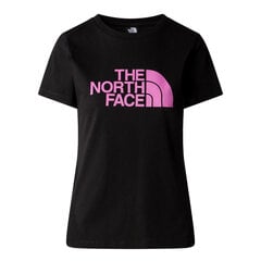W s/s easy tee the north face nf0a87n6yes moterims juoda women's black NF0A87N6YES цена и информация | Женские футболки | 220.lv