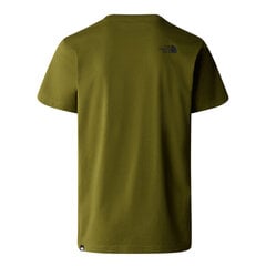 M s/s simple dome tee the north face nf0a87ngpib vīriešiem žalioji vīriešiem zala NF0A87NGPIB cena un informācija | Vīriešu T-krekli | 220.lv