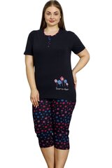 Pidžama sievietēm P1008-TM, zila cena un informācija | Naktskrekli, pidžamas | 220.lv