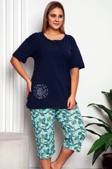 Pidžama sievietēm P1150-TM, zila cena un informācija | Naktskrekli, pidžamas | 220.lv