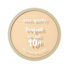 Matējošais pūders Miss Sporty Perfect To Last 10H 050 Transparent, 9 g cena un informācija | Grima bāzes, tonālie krēmi, pūderi | 220.lv