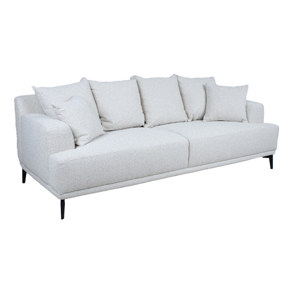 Dīvāns MAGNOLIA 3-vietīgs, gaiši bēšs cena un informācija | Dīvāni | 220.lv