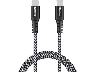 Sandberg 441-38 Survivor USB-C-USB-C kabelis 1M cena un informācija | Savienotājkabeļi | 220.lv