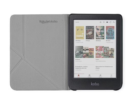 Kobo Clara Colour/BW SleepCover Case Black (N365-AC-BK-E-PU) цена и информация | Somas, maciņi | 220.lv