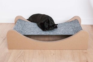 Šūpuļtīkls kaķim Carton+ Pets Mia, pelēks cena un informācija | Suņu gultas, spilveni, būdas | 220.lv