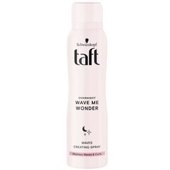 Nakts sprejs cirtu veidošanai Schwarzkopf Taft Overnight Wave Me Wonder, 150 ml cena un informācija | Matu veidošanas līdzekļi | 220.lv