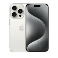 Apple mobīlais telefons Iphone 15 PRO/128GB, MTW3 balts cena un informācija | Mobilie telefoni | 220.lv