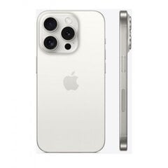 Apple mobīlais telefons Iphone 15 PRO/128GB, MTW3 balts цена и информация | Мобильные телефоны | 220.lv