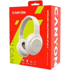 Canyon BTHS-3 White цена и информация | Наушники | 220.lv