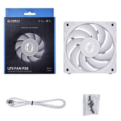 Lian Li Uni FAN P28 White UF-P28120-1W цена и информация | Компьютерные вентиляторы | 220.lv