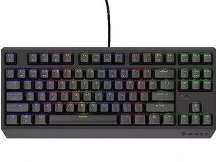 Klaviatūra Genesis Thor 230 TKL RGB Outemu Red цена и информация | Клавиатуры | 220.lv