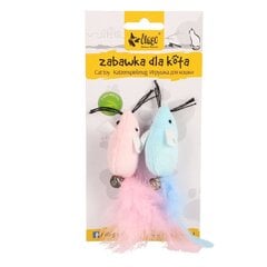 Rotaļlieta kaķiem Dingo peles Twin, rozā/zila, 2 gab. цена и информация | Игрушки для кошек | 220.lv