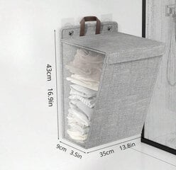 Salokāma veļas soma netīrām drēbēm Electronics LV-2351, 1 gab. cena un informācija | Veļas grozi un mantu uzglabāšanas kastes | 220.lv