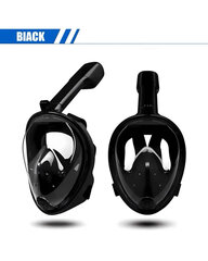 Niršanas maska Electronics LV-2353, melna, izmērs M cena un informācija | Peldēšanas brilles | 220.lv
