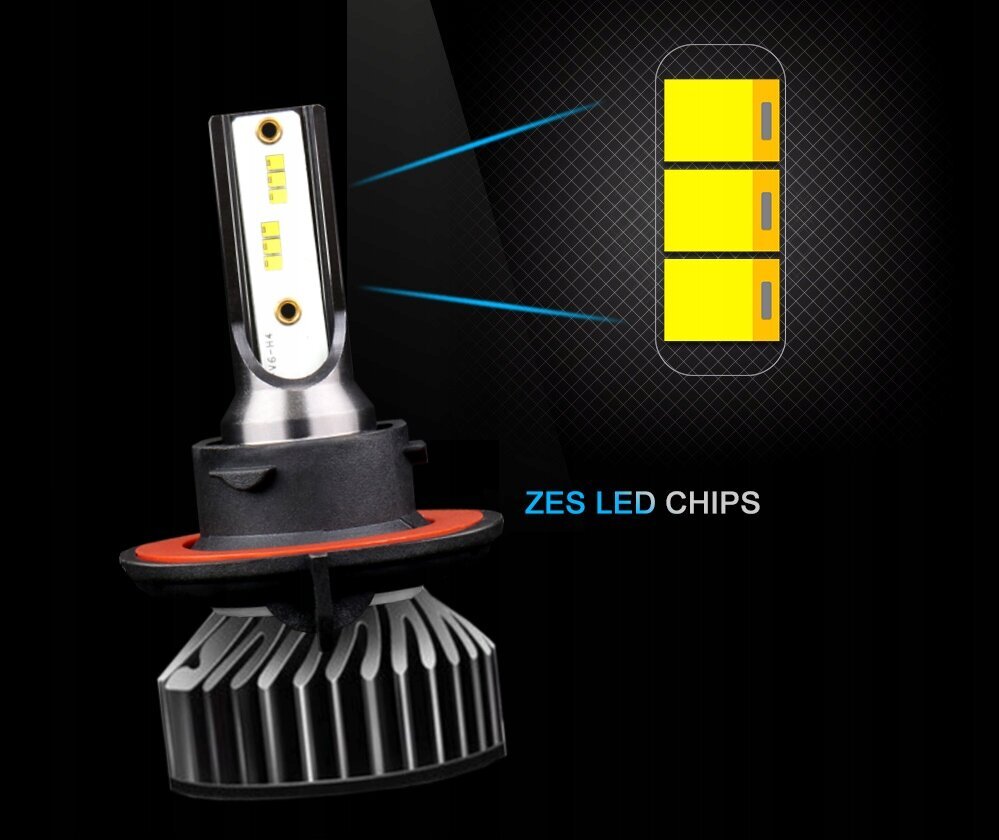 Mini Led Spuldzes H13 Cps1860 20000Lm 100W cena un informācija | Auto spuldzes | 220.lv