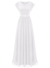 Длинное женское платье Dressystar, белое цена и информация | Платья | 220.lv