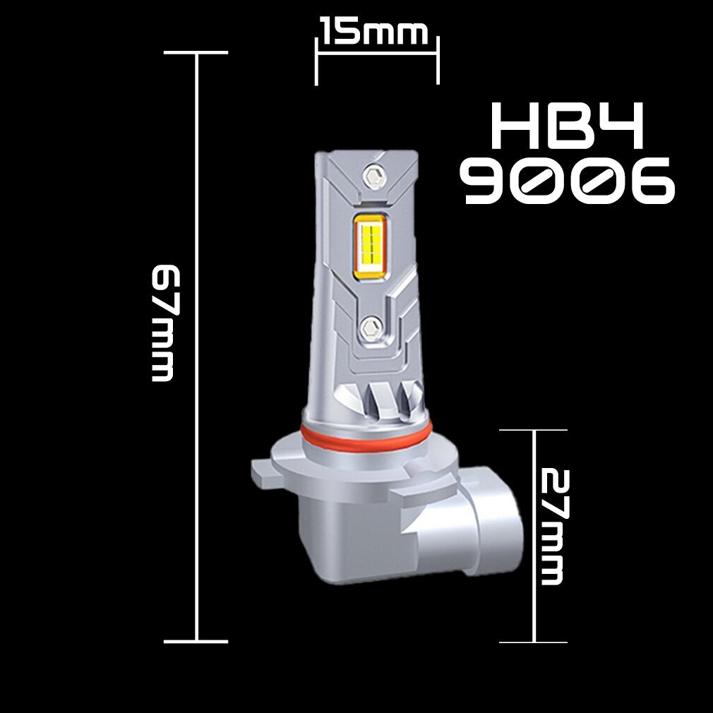 Led spuldzes Hb4 Retrofity 1 līdz 1 5500K цена и информация | Auto spuldzes | 220.lv