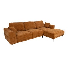 Stūra dīvāns Olivia RC, brūns, 293x103/170xH88cm cena un informācija | Dīvāni | 220.lv