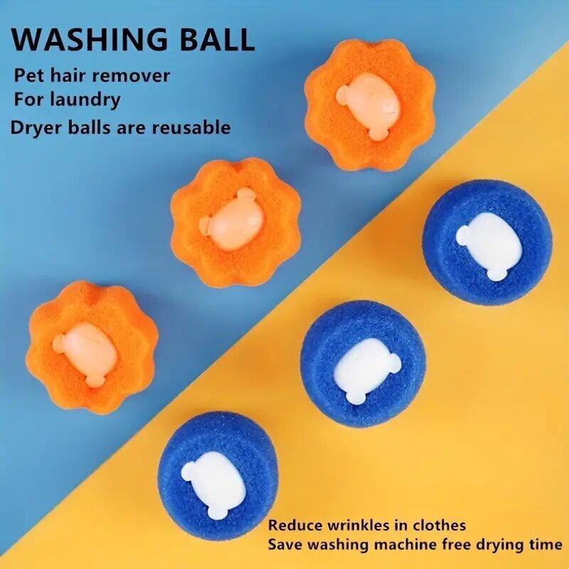 Mazgāšanas bumbiņu komplekts, 6 gab. cena un informācija | Veļas mazgāšanas līdzekļi | 220.lv