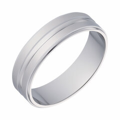 Серебряное кольцо Brasco 53059 53059-19.5 цена и информация | Кольца | 220.lv