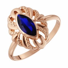 Золотое кольцо с цирконом Brasco 43986 43986-20 цена и информация | Кольца | 220.lv