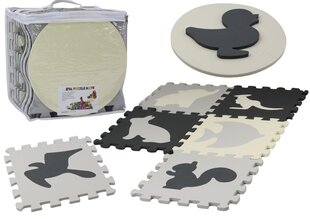 Paklājiņš-puzle Dzīvnieki Lean Toys, 28 d. cena un informācija | Attīstošie paklājiņi | 220.lv