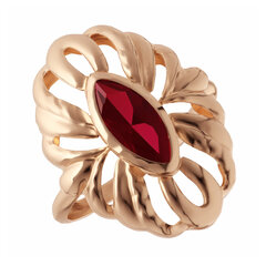 Золотое кольцо с цирконом Brasco 58014 58014-19.5 цена и информация | Кольца | 220.lv